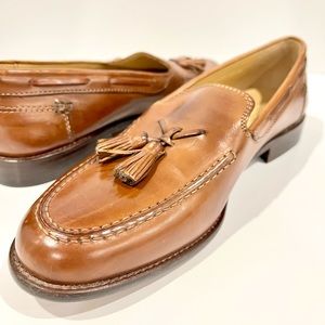 LIKE NEW Johnston & Murphy Cellini Leather Tassel Loafers